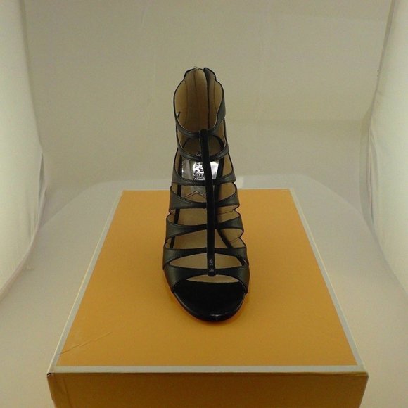 NIB MICHAEL KORS MK 4OF4MVHS2L MAVIS HEELS 10 - Picture 4 of 5